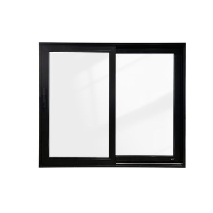 Luvindow Superior Thermal Insulation Aluminum Lift and slide Door 96 in x 80 in 3-9/16 in Jamb, Double-Tempered Low-E Argon Glass, Black Finish, Interior Door, Patio Door