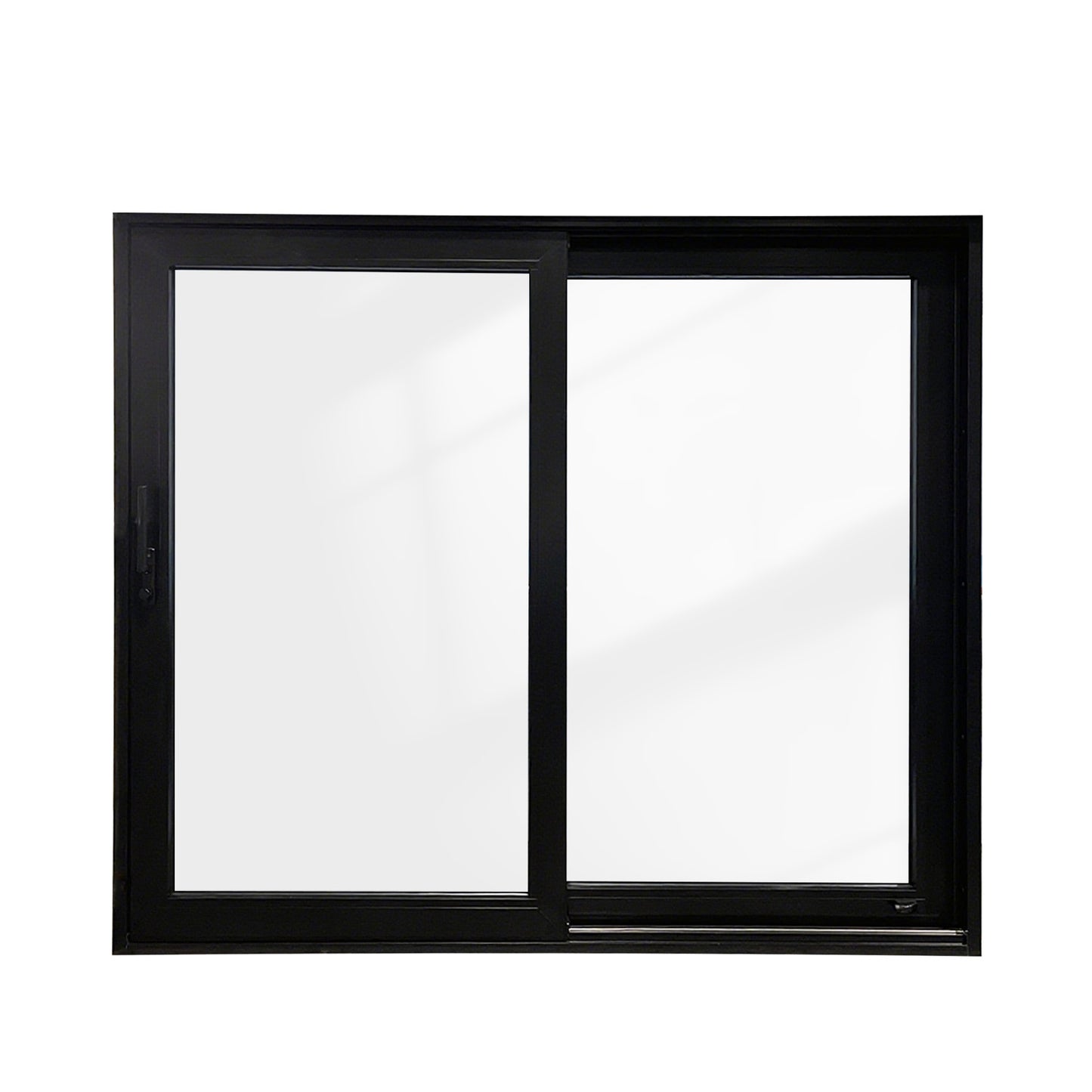 Luvindow Superior Thermal Insulation Aluminum Lift and slide Door 72 in x 80 in 3-9/16 in Jamb, Double-Tempered Low-E Argon Glass, Black Finish, Interior Door, Patio Door