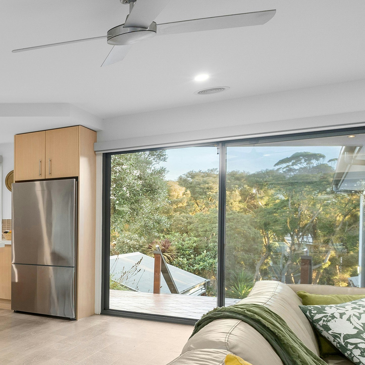 Luvindow Superior Thermal Insulation Aluminum Lift and slide Door 96 in x 96 in 3-9/16 in Jamb, Double-Tempered Low-E Argon Glass, Black Finish, Interior Door, Patio Door